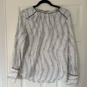 White and Black star/Dot Women's Top